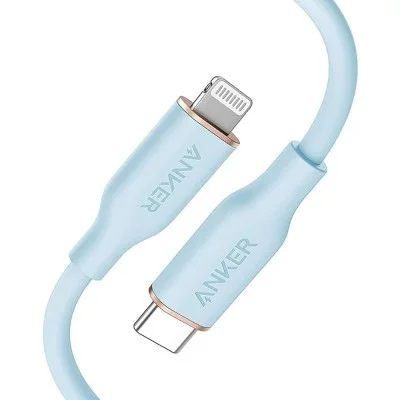 Anker Powerline Iii Flow Usb-C To Lightning (0.9M/3Ft) -Blue